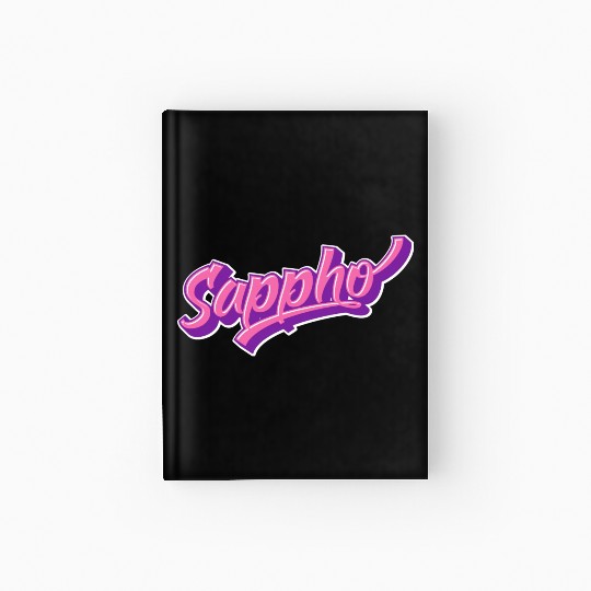 Sappho Greek Poet Symbol Of Lesbian Love Hardcover Journal