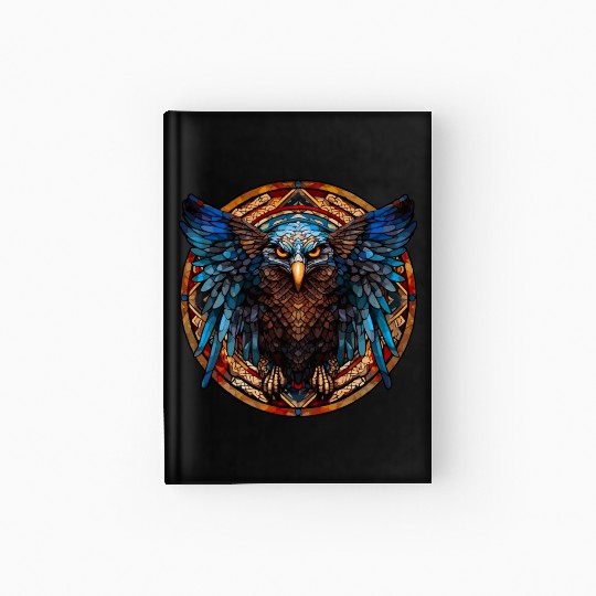 Stained Glass Eagle (4 of 4) Hardcover Journal
