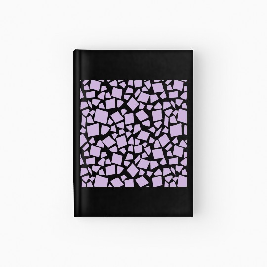 Purple Geometry Pattern Hardcover Journal
