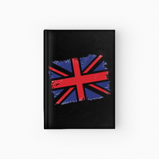 Union Jack Vintage UK Flag Great Britain UK Hardcover Journal