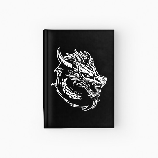 Dragon Mythical Fantasy Serpent Hardcover Journal
