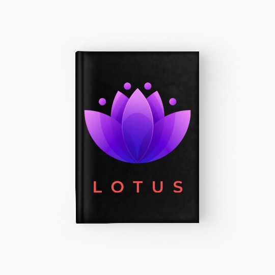 "Blooming Serenity: The Essence of Lotus Design" Hardcover Journal