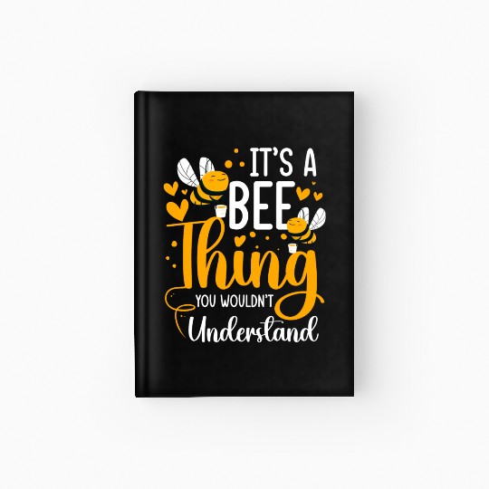 Bee Bumblebee Apiary Wasp Hardcover Journal