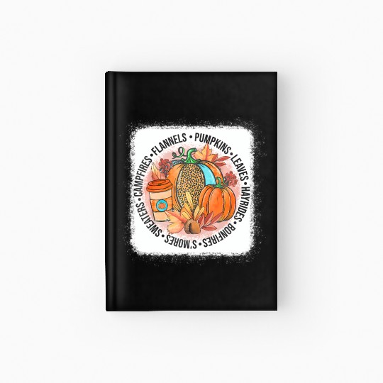 It's Fall Y'all Happy Fall Vibes Autumn Leaves Hardcover Journal