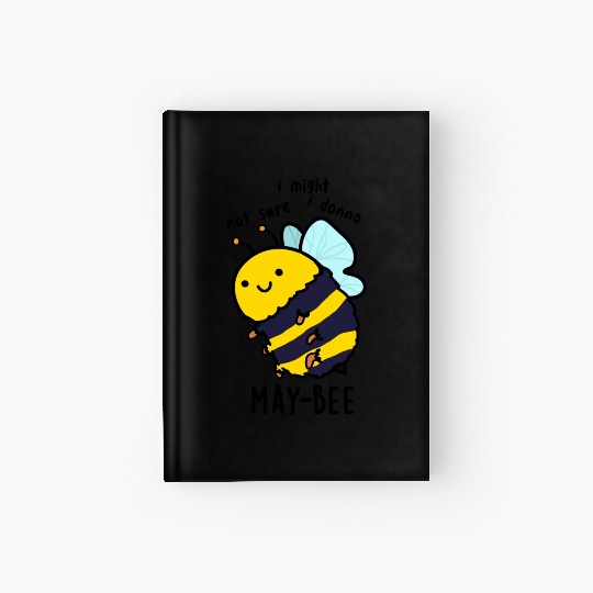 May Bee Funny Insect Bee Hardcover Journal