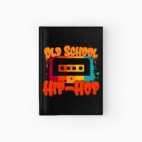 Old School Hip Hop 80S 90S Cassette Music Hardcover Journal