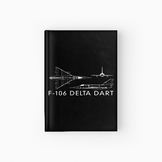 F-106 Delta Dart Interceptor Fighter Plane Hardcover Journal