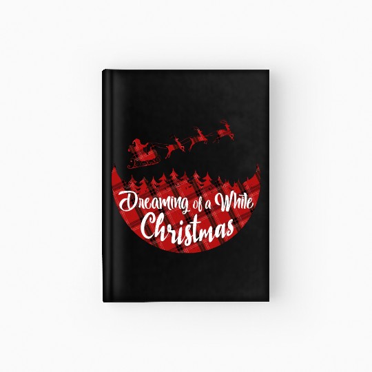 Dreaming of a White Christmas Hardcover Journal
