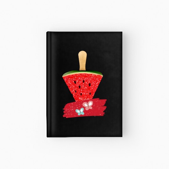 summer watermelon Hardcover Journal