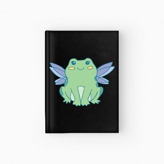 Cottagecore Cottage Core Frog Fairycore Goblincore Hardcover Journal