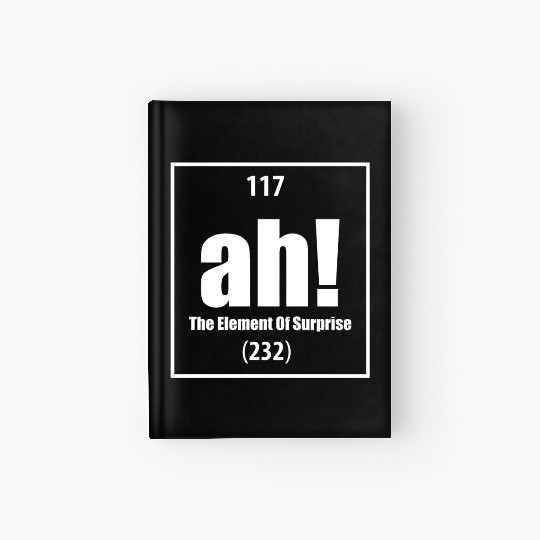 AH The Element of Surprise Hardcover Journal