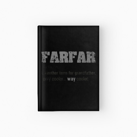 mens swedish farfar funny definition grandpa gift Hardcover Journal
