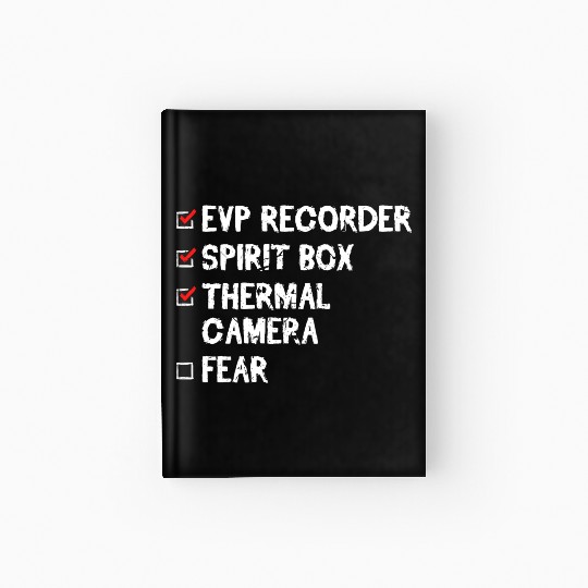 Evp Recorder Ghost Hunting Equipment Hardcover Journal