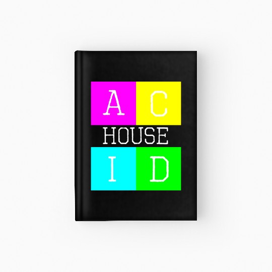 Acid house logo Hardcover Journal