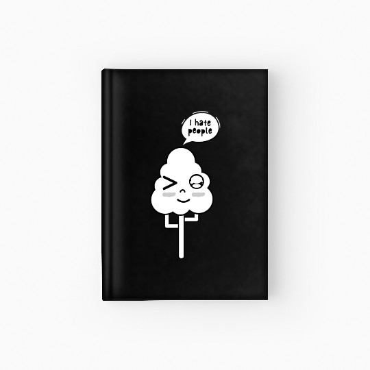 I Hate People Hardcover Journal