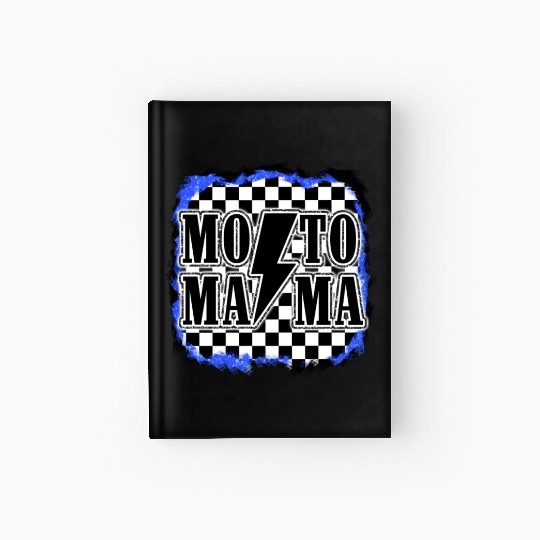 Moto Mama Motocross Racing Dirt Bike Mom Son Race Hardcover Journal