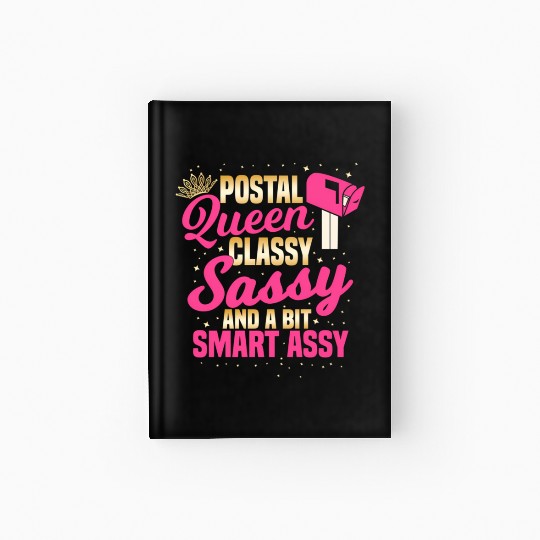 Mail Lady Rural Carrier Postal Worker Post Office Hardcover Journal