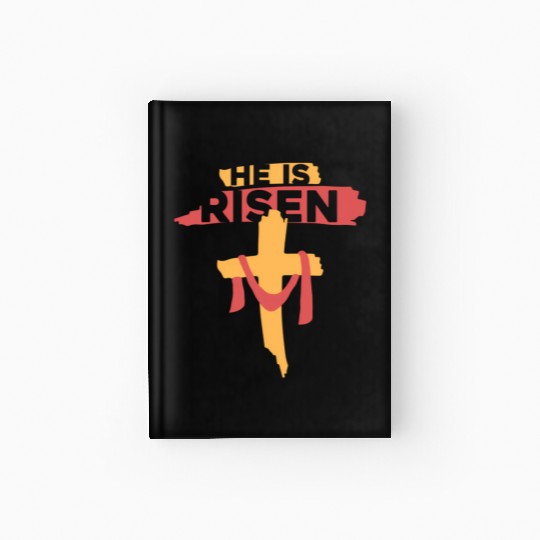 He Is Risen Christian Easter Hardcover Journal