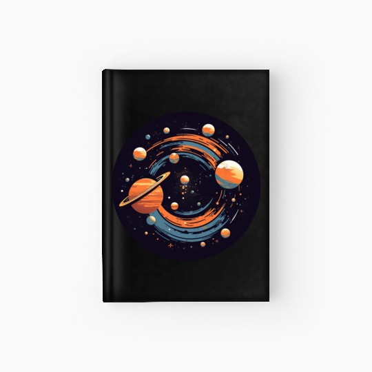 Universe Solar System Planets Hardcover Journal