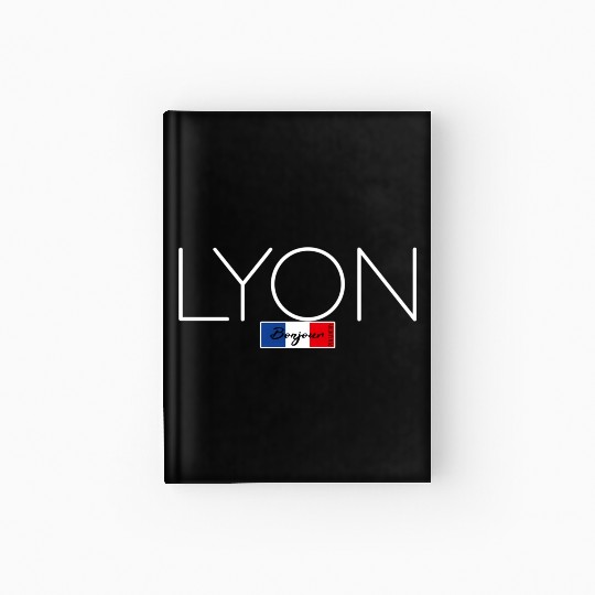 Lyon France Summer Py White Writing Hardcover Journal