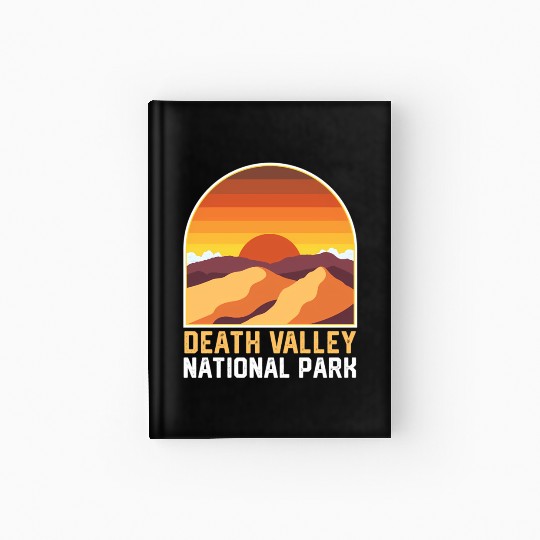 Death Valley National Park Retro Style Hardcover Journal