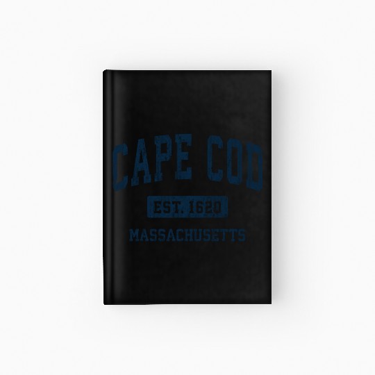 Cape Cod Massachusetts Ma Vintage Athletic Hardcover Journal
