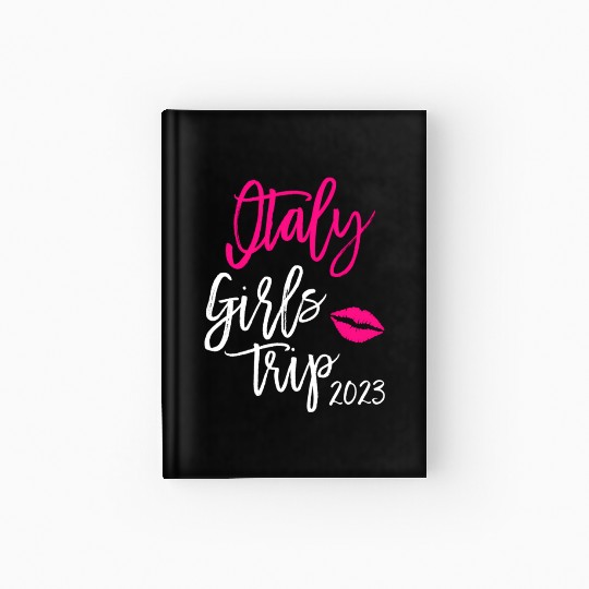 Italy Trip 2023 Vacation Weekend Set Hardcover Journal