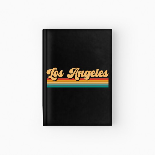 Retro Los Angeles Hardcover Journal