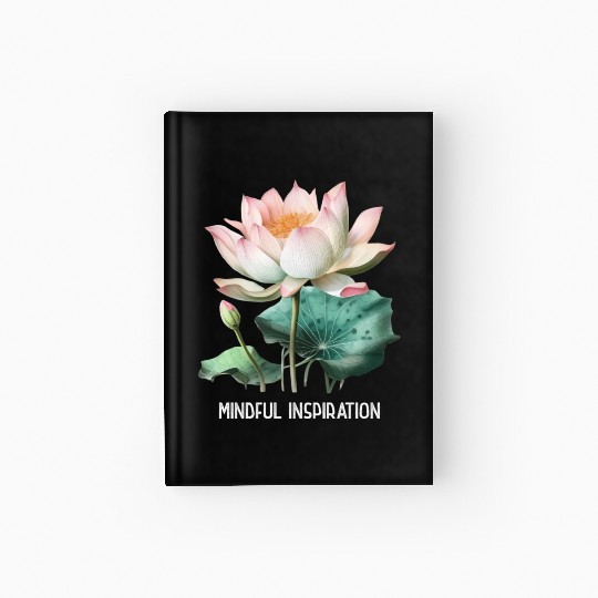 Mindfulness Saying Minimal Yoga Hardcover Journal Mindful Inrati
