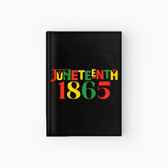 Juneteenth 1865 Leopard Celebrate African Hardcover Journal