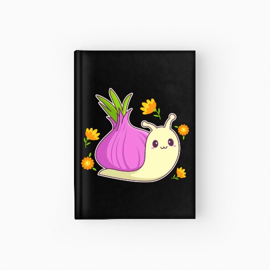 Aesthetic Kawaii Onion Hardcover Journal
