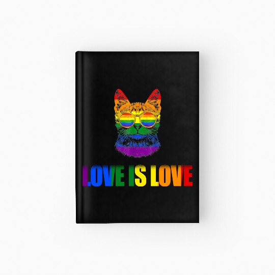 love Is Love Gay Pride Hardcover Journal
