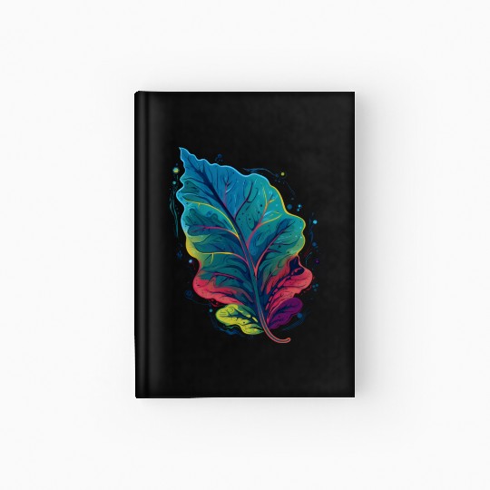 Colorful Leaf Autumn Fall Leaves Foliage Plant Hardcover Journal