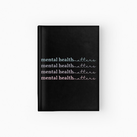 Mental Health Matters | Quote IV French Grey Hardcover Journal