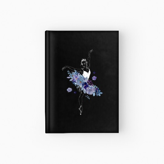 Ballet Dancer Dance Girl Ballerina Hardcover Journal