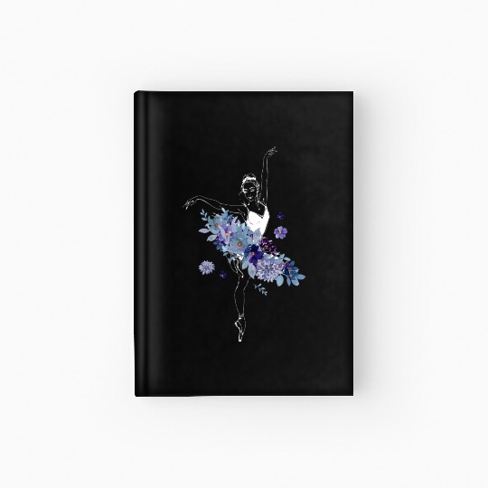 Ballet Dancer Dance Girl Ballerina Hardcover Journal