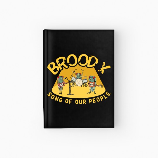 Cicada Brood X Cicada Invasion Cicada Song Tour Hardcover Journal