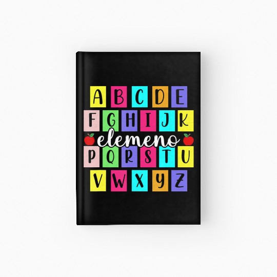ABC Elemeno Kindergarten Teacher Cute Back to Hardcover Journal
