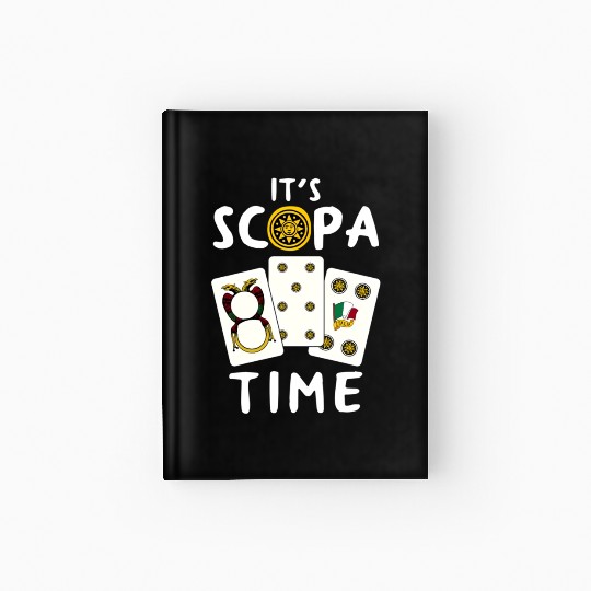 Scopa Italian Card Game Scopa Player Hardcover Journal