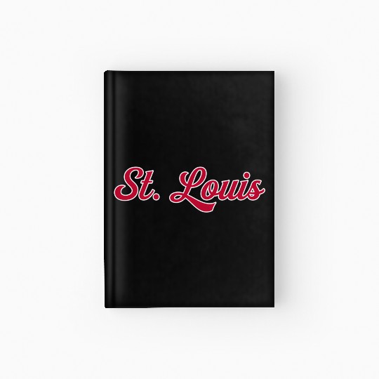 St Louis 1970S Wordmark Script Hardcover Journal
