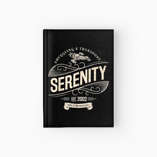 Vintage Serenity Sgling And Transport Firefly Hardcover Journal