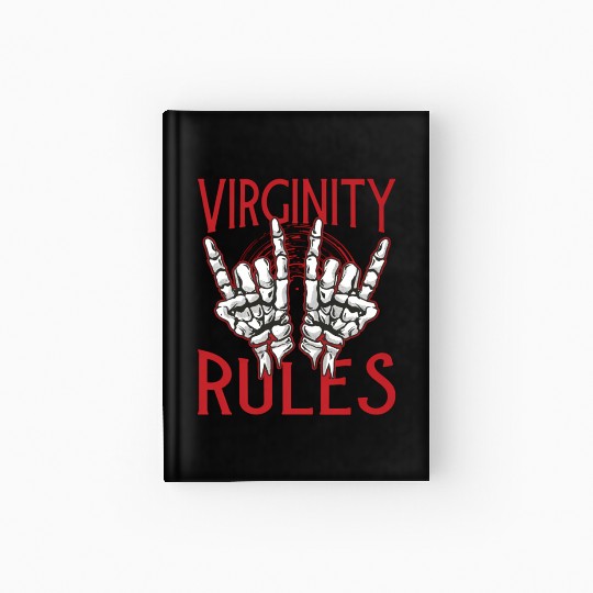 Virginity Rules Nerd Summer Camp Hardcover Journal