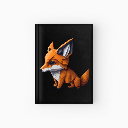 Tangram Fox Hardcover Journal