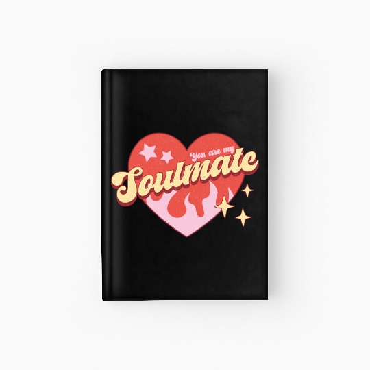 Soulmate heart valentine sublimation trending Hardcover Journal