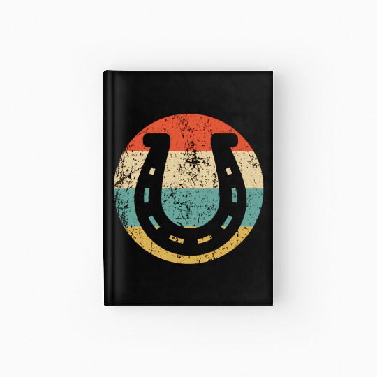 Horseshoe Style Lucky Hardcover Journal