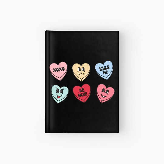 Winter-Convo Hearts Hardcover Journal