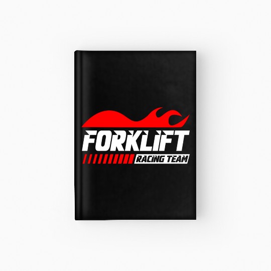 Forklift Racing Team Hardcover Journal