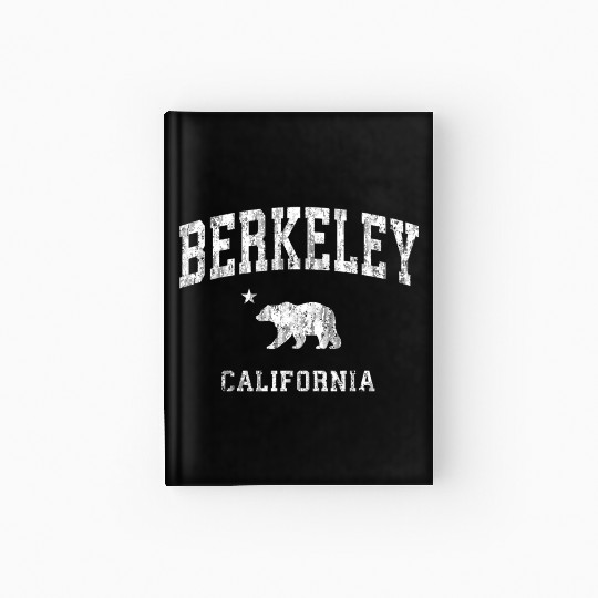 Berkeley California Ca Distressed Sports Hardcover Journal