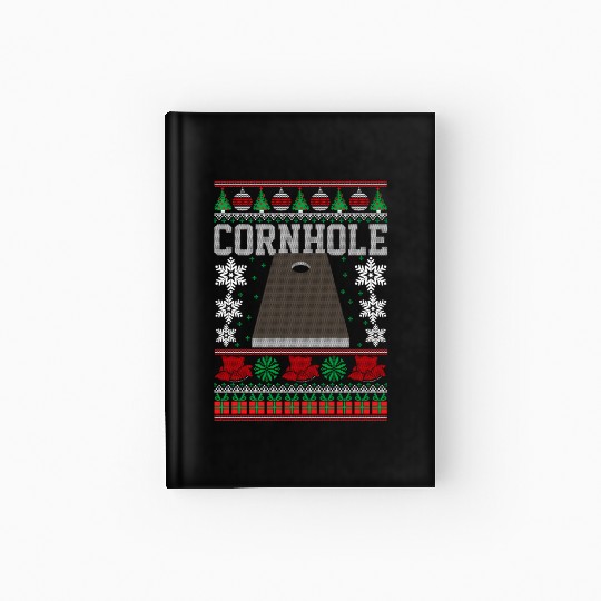 Cornhole Ugly Happy Hardcover Journal