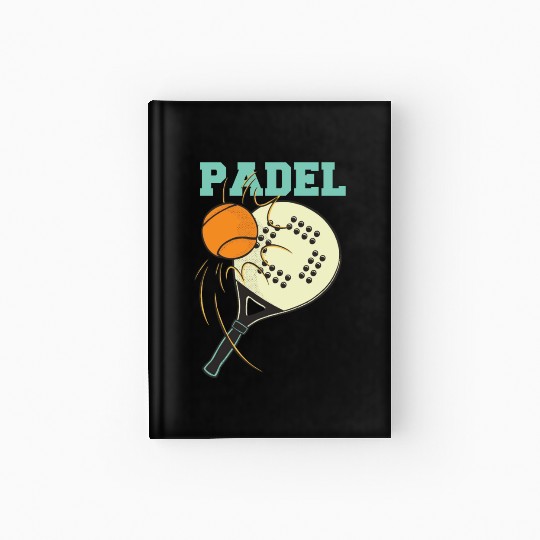 Padel Tennis Paddle Paddleball Padel Platform Hardcover Journal